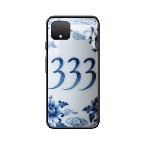 Pixel 4 Hoesje: Oosterse elegantie van het Engelgetallen 333