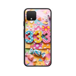 Pixel 4 XL Hoesje: Vrolijk Verhaal van Engelgetallen 333