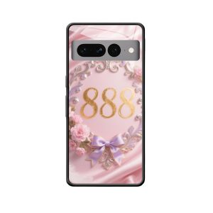 Pixel 7 Pro Hoesje: Koninklijk Verhaal van Betoverend Engelgetallen 888