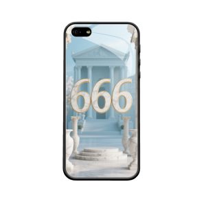 iPhone 5 Hoesje: Majesteitelijk samenspel met Engelgetallen 666