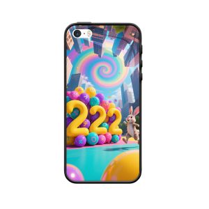 iPhone SE (2016) Hoesje: Magische Stadssfeer met Engelgetallen 222