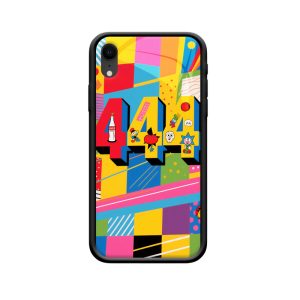 iPhone XR Hoesje: Speelse Vrolijkheid van Engelgetal 444