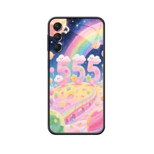 Zoete Fantasie: Engelgetallen 555 in Galaxy A24 Hoesje