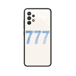 Poëtische Sereniteit: Engelgetallen 777 op Galaxy A32 4G Hoesje