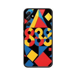 Geometrische Expressie: Engelgetallen 888 op Galaxy A34 5G Hoesje