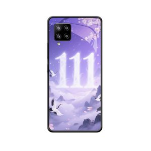 Paarse mist en spirit met Engelgetallen 111 op Galaxy A42 5G