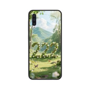 Het dynamische Engelgetallen 222 in het lentebos - Galaxy A50 Hoesje