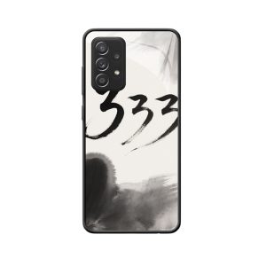 Inkt in cijfers: Galaxy A52 5G Hoesje Engelgetallen 333