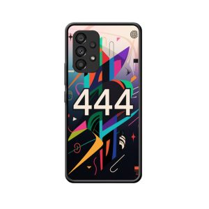 Moderne visie: Galaxy A53 5G Hoesje Engelgetallen 444 Artistieke stijl
