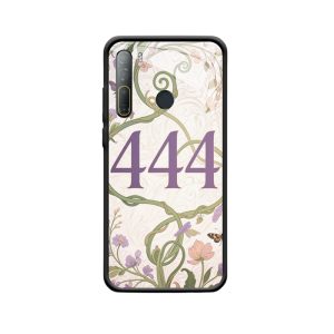 Planten sprookje schoonheid: HTC Desire 20 Pro Hoesje met Engelgetallen 444