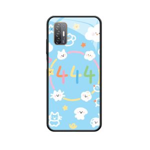 Nummers en kinderplezier: HTC Desire 21 Pro Hoesje met Engelgetallen 444
