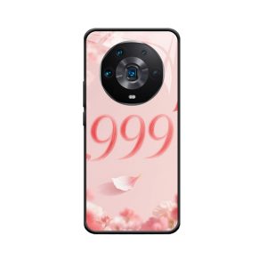 Zachte bloemenpracht: Honor Magic4 Ultimate Hoesje Engelgetallen 999