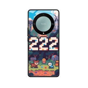 Pixelmagie & Betekenis: Honor X9a Hoesje met Engelgetallen 222