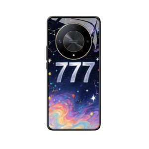 Honor X9b Hoesje: Engelgetallen 777 in Betoverende Sterrenhemels