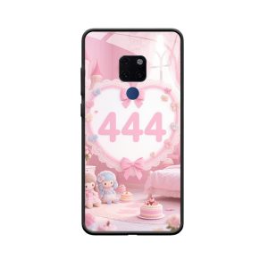 Romantisch sprookje: Huawei Mate 20 X 5G Hoesje met Engelgetallen 444