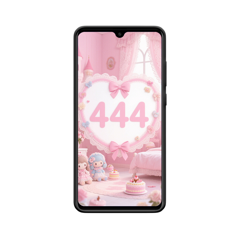Romantisch sprookje: Huawei Mate 20 X 5G Hoesje met Engelgetallen 444 - Afbeelding 2