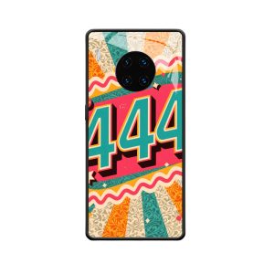Retro Feest: Huawei Mate 30 Pro Hoesje met Engelgetallen 444