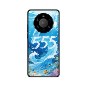 Zeeleven Magie: Huawei Mate 40 Pro Hoesje met Engelgetallen 555