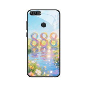 Regenboog Engelgetallen 888 Blessings — Huawei P Smart (2018) Hoesje