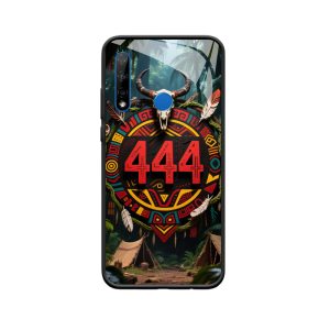 Mysterieuze Jungle: Huawei P20 Lite (2019) Hoesje met Engelgetallen 444