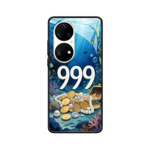 Diepzeeschat: Huawei P50 Pro Hoesje met Engelgetallen 999