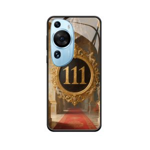 Koninklijke pracht: Huawei P60 Art Hoesje met Engelgetallen 111