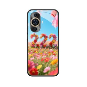 Bloemenpracht: Huawei nova 11 Hoesje met Engelgetallen 222