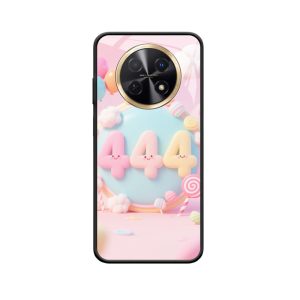 Suikerzoete Droom: Huawei nova Y91 Hoesje met Engelgetallen 444