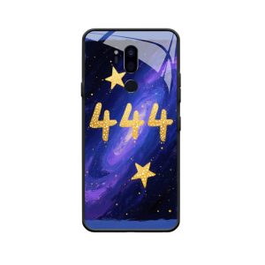 LG G7 Plus Hoesje en de sterrenhemel met Engelgetallen 444