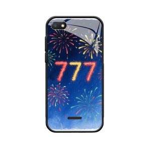 Redmi 6A Hoesje met Engelgetallen 777 - Een Vuurwerk van Zegeningen en Kleurenpracht