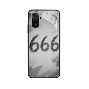 Redmi Note 10 4G Hoesje met Engelgetallen 666 - Spontane kunstzinnige expressie