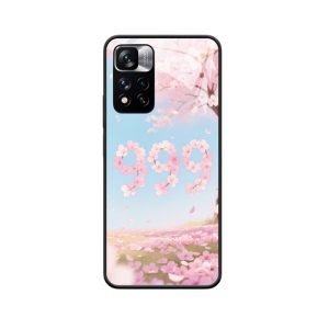 Redmi Note 11 5G Hoesje met Engelgetallen 999 - Romantische sakura geheimen