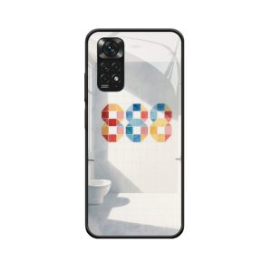 Redmi Note 11 Hoesje met Engelgetallen 888 - Levendige badkamerpret