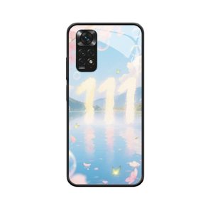 Dromerige samensmelting van het Redmi Note 11 Pro 5G Hoesje, lentemeer en Engelgetallen 111