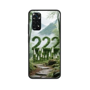 Redmi Note 11S 4G Hoesje en de Engelgetallen 222 in het bamboebos