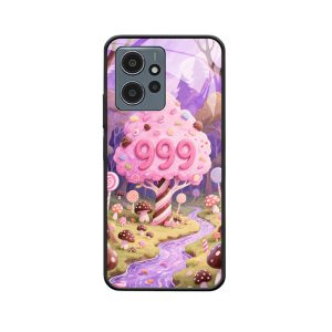 Redmi Note 12 Hoesje met Engelgetallen 999 - Zoete Avonturen in het Candy Wonderland