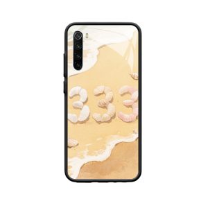 Redmi Note 8T Hoesje met Engelgetallen 333 - Zacht Strand Schelpen