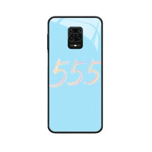 Redmi Note 9S Hoesje met Engelengetallen 555 - Kleurrijke Kindertijdsherinneringen