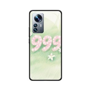 Xiaomi 12 Pro Hoesje met Engelgetallen 999: Bloemenpracht en Vernieuwing