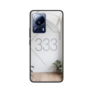 Minimalistische Sereniteit: Xiaomi 13 Lite Hoesje met Strakke Engelgetallen 333