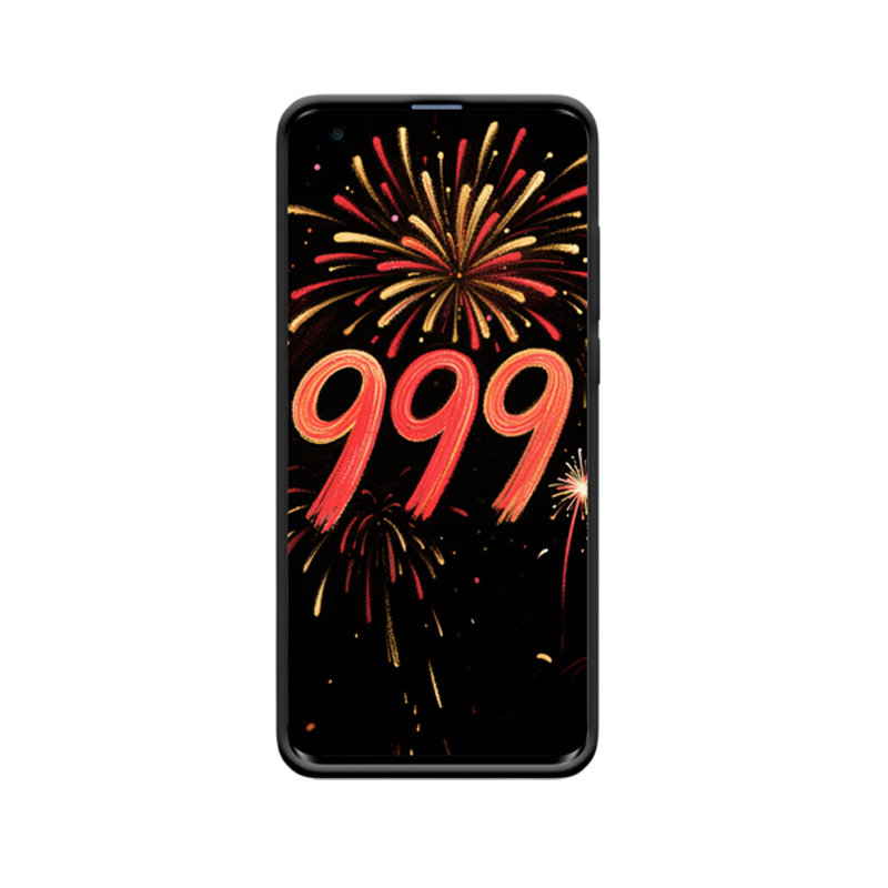 Xiaomi Mi 10 Pro Hoesje met Engelengetallen 999 - Een Magisch Vuurwerkspektakel - Afbeelding 2