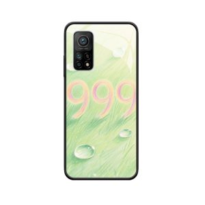 Xiaomi Mi 10T Hoesje met Engelengetallen 999 - Lentebloesems in Pastelkleuren