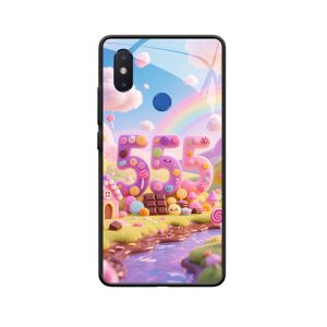 Xiaomi Mi 8 SE Hoesje met Engelengetallen 555 - Zoete Sprookjeswereld van Snoep en Lach