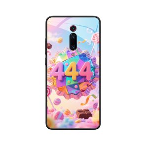 Xiaomi Mi 9T Pro Hoesje met Engelengetallen 444 - Zoete Dromen in Snoepwereld