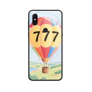 Xiaomi Mi Mix 3 Hoesje met Engelengetallen 777 - Dromerige Ballonvaart naar Vrijheid