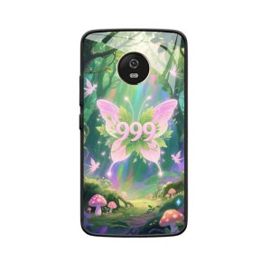 Fantastisch bos met Moto G5 en Engelgetallen 999