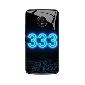Neon schittering: Moto G5S en engelgetal 333 in cyber symfonie