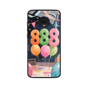Moto G7 Plus Hoesje: Engelgetal 888 op het feest