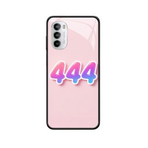 Moto G82 5G Hoesje en Engelgetal 444 in zoet ontwerp