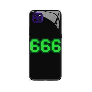 Moto G9 Power Hoesje en Engelgetal 666 in retro elektronische charme